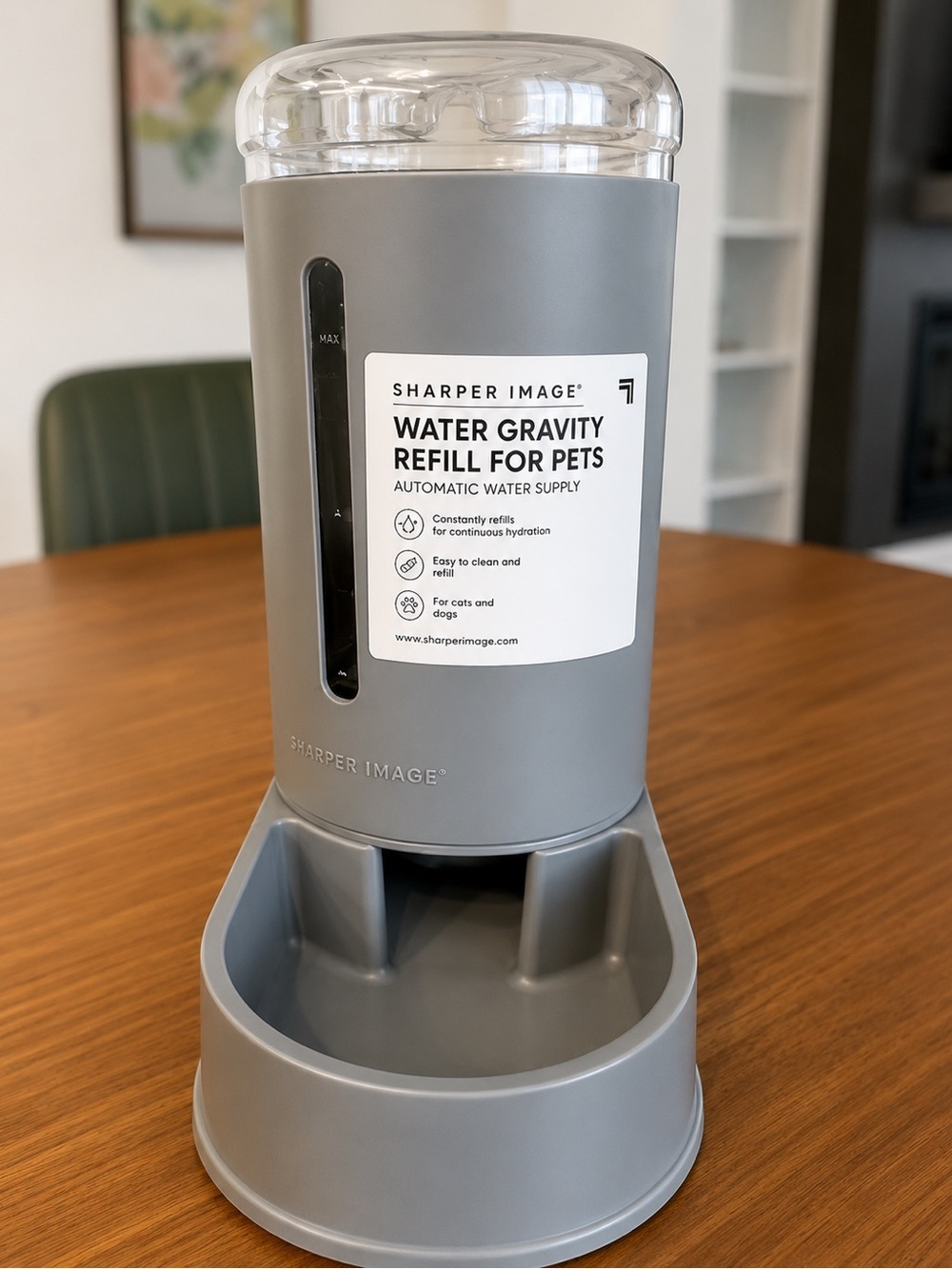 Sharper Image Water Gravity Refill for Pets. Dogs and cats.